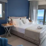 New Villa Blue With Private Pool At Trapezaki