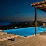Color Villas-New Villa Green At Trapezaki With Private Pool
